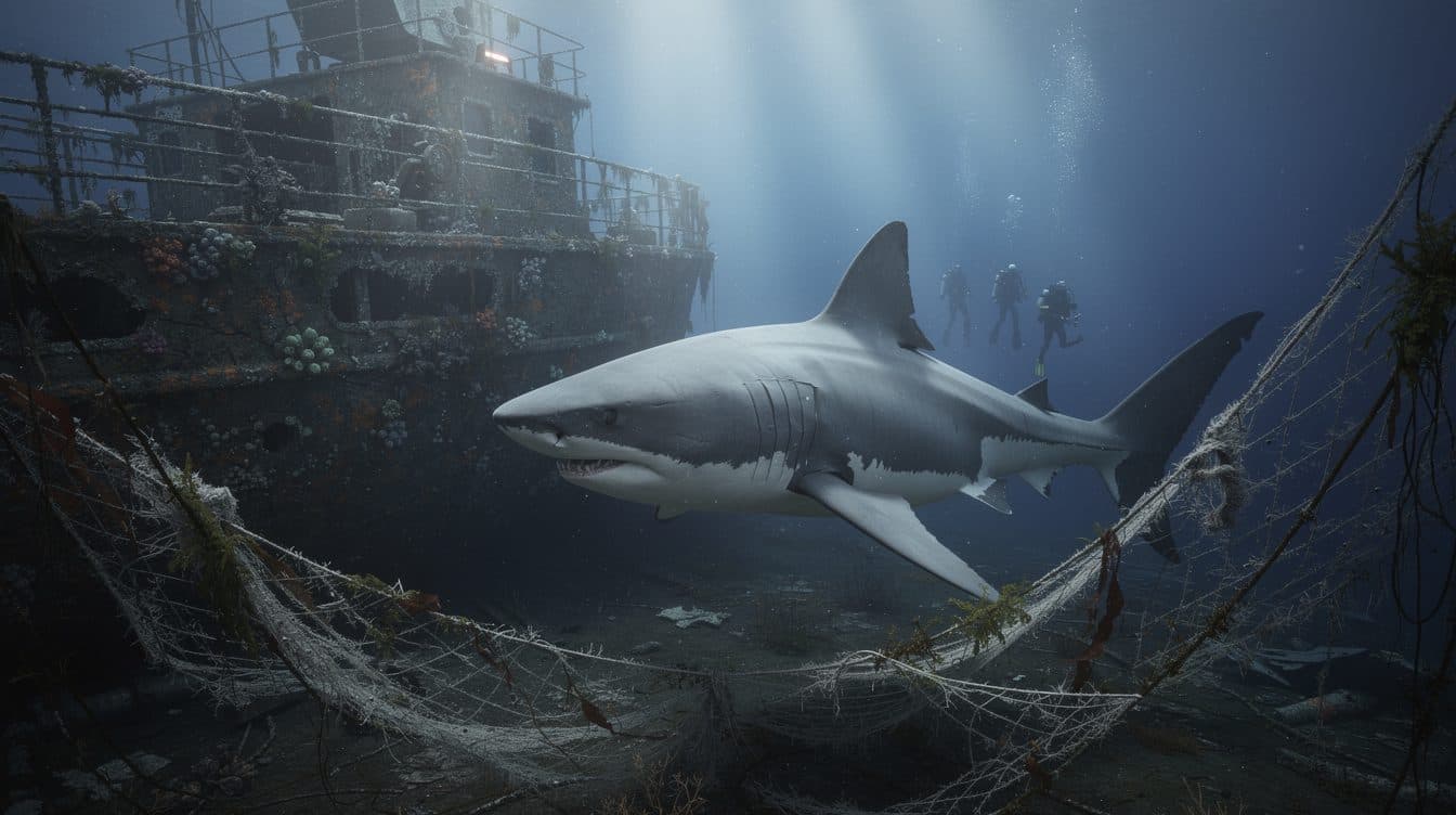 Por primera vez, un tiburón blanco adulto es filmado en el Mediterráneo