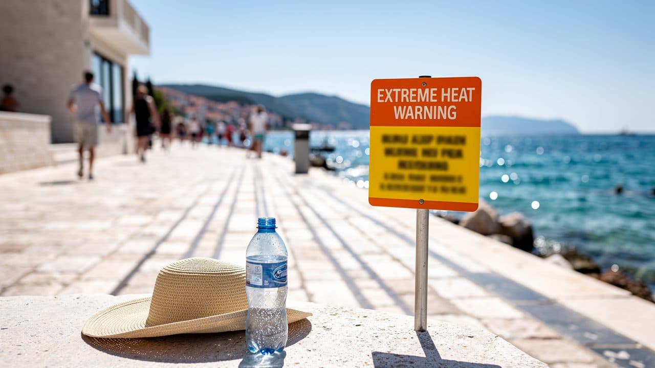 La ola de calor continúa en Croacia: avisos para la costa adriática y recomendaciones de comportamiento para los turistas