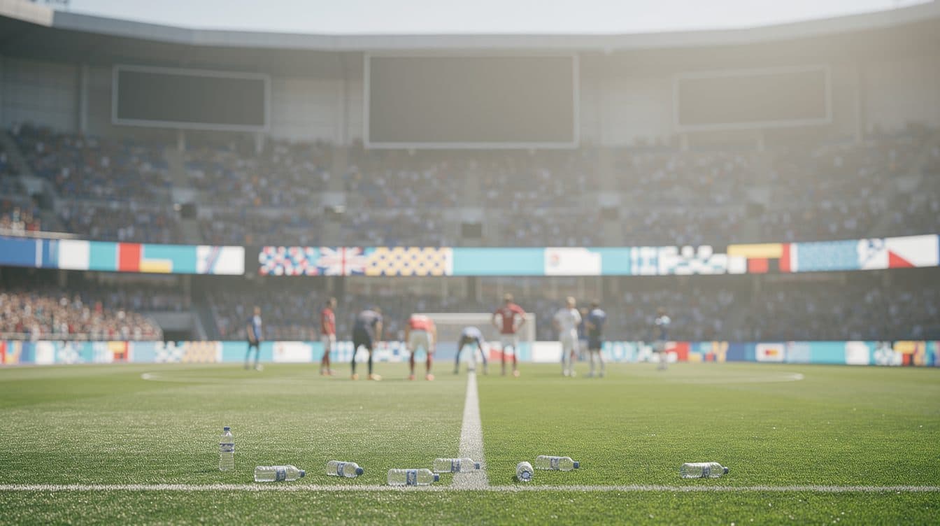 Pausas para beber en el Mundial de fútbol: los jugadores salen ganando, y la publicidad también