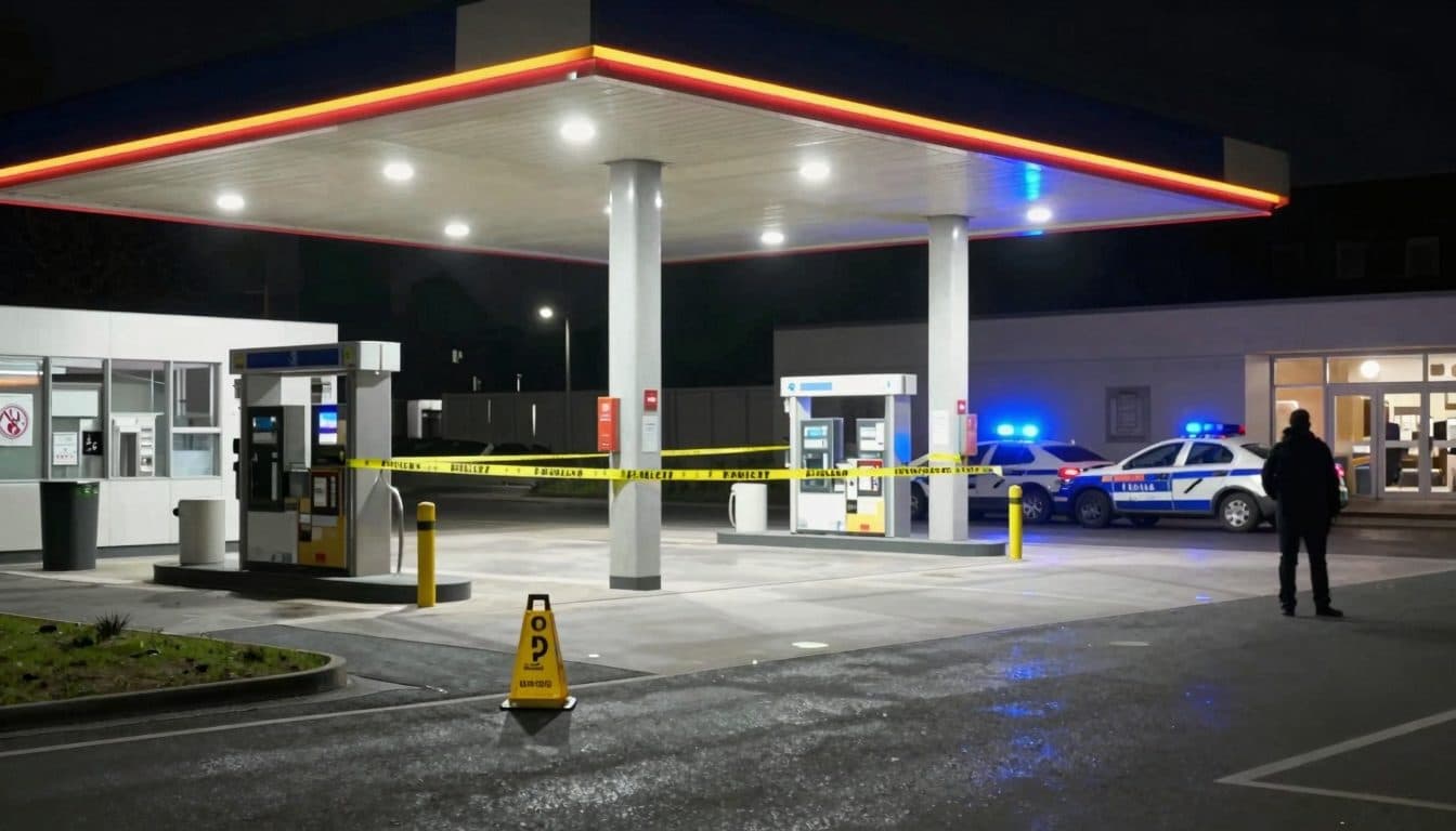 Autor enmascarado asalta una gasolinera en Wien-Liesing y huye: la policía busca testigos