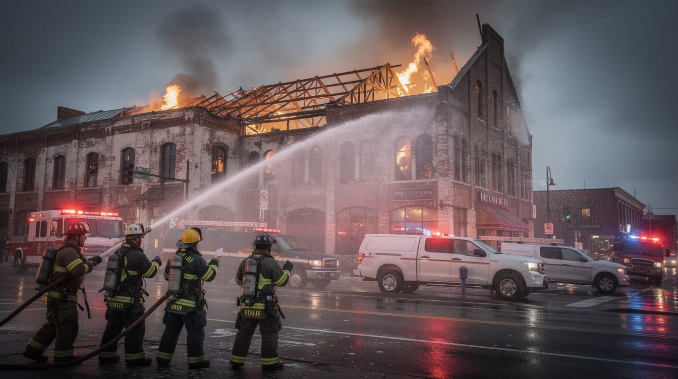 Daños millonarios en un nuevo incendio en el Kulturspeicher de Ueckermünde
