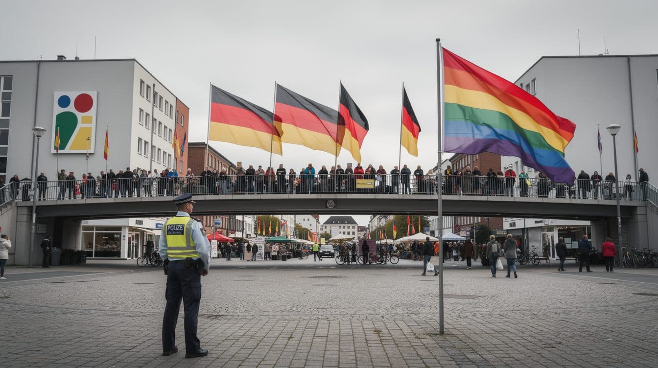 Christopher Street Day en Wernigerode se celebra bajo protección policial tras amenaza de bomba