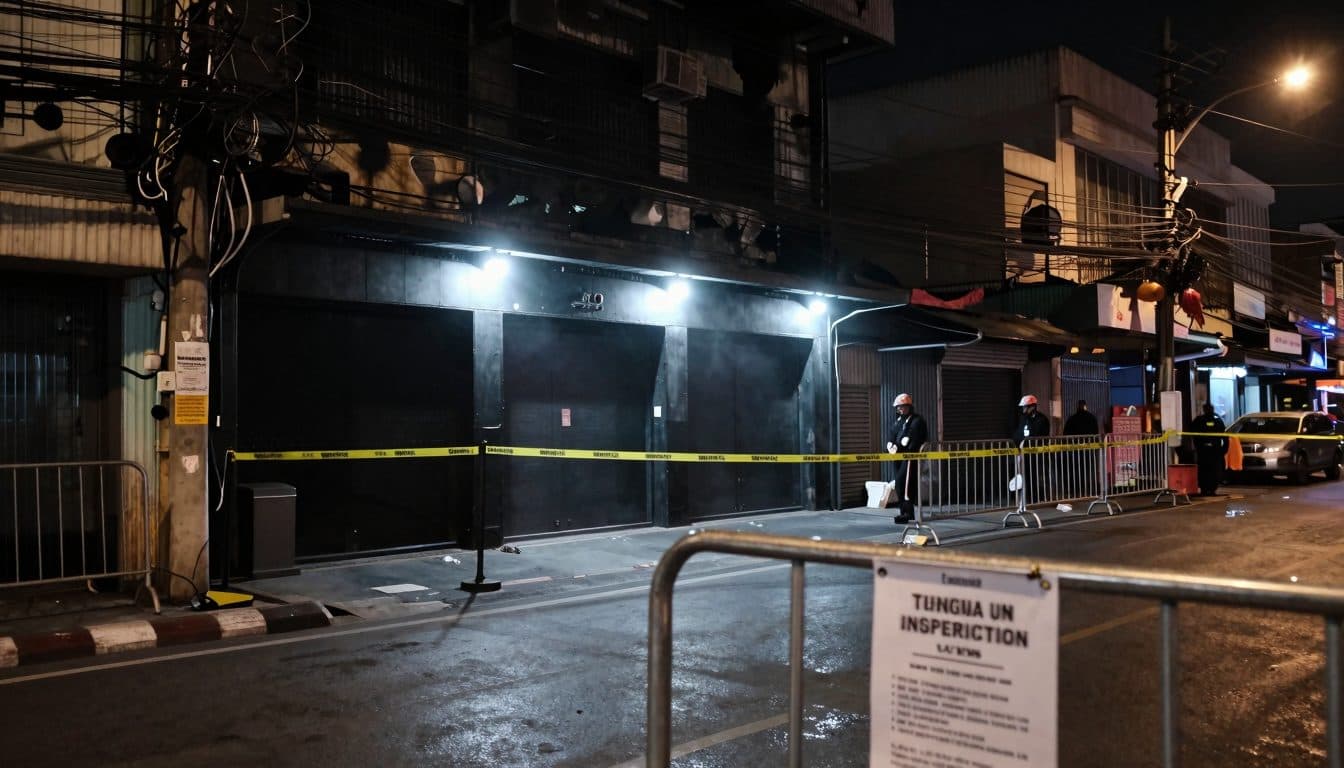 Tailandia anuncia una revisión exhaustiva de los locales de ocio tras el incendio en un pub de Bangkok con 30 muertos