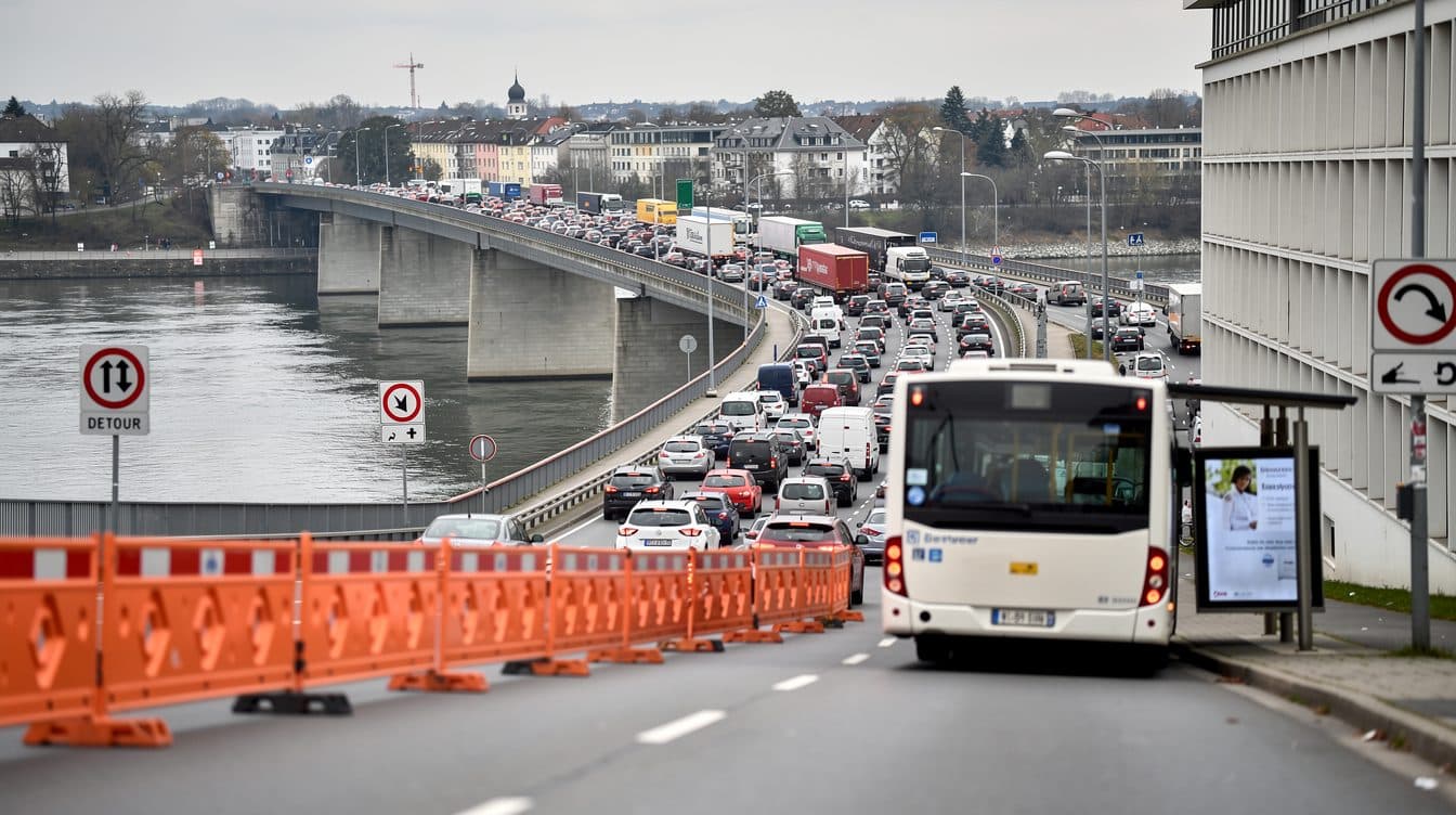 Cierre de la Nordbrücke de Bonn: una semana de atascos, daños millonarios y transporte público gratuito