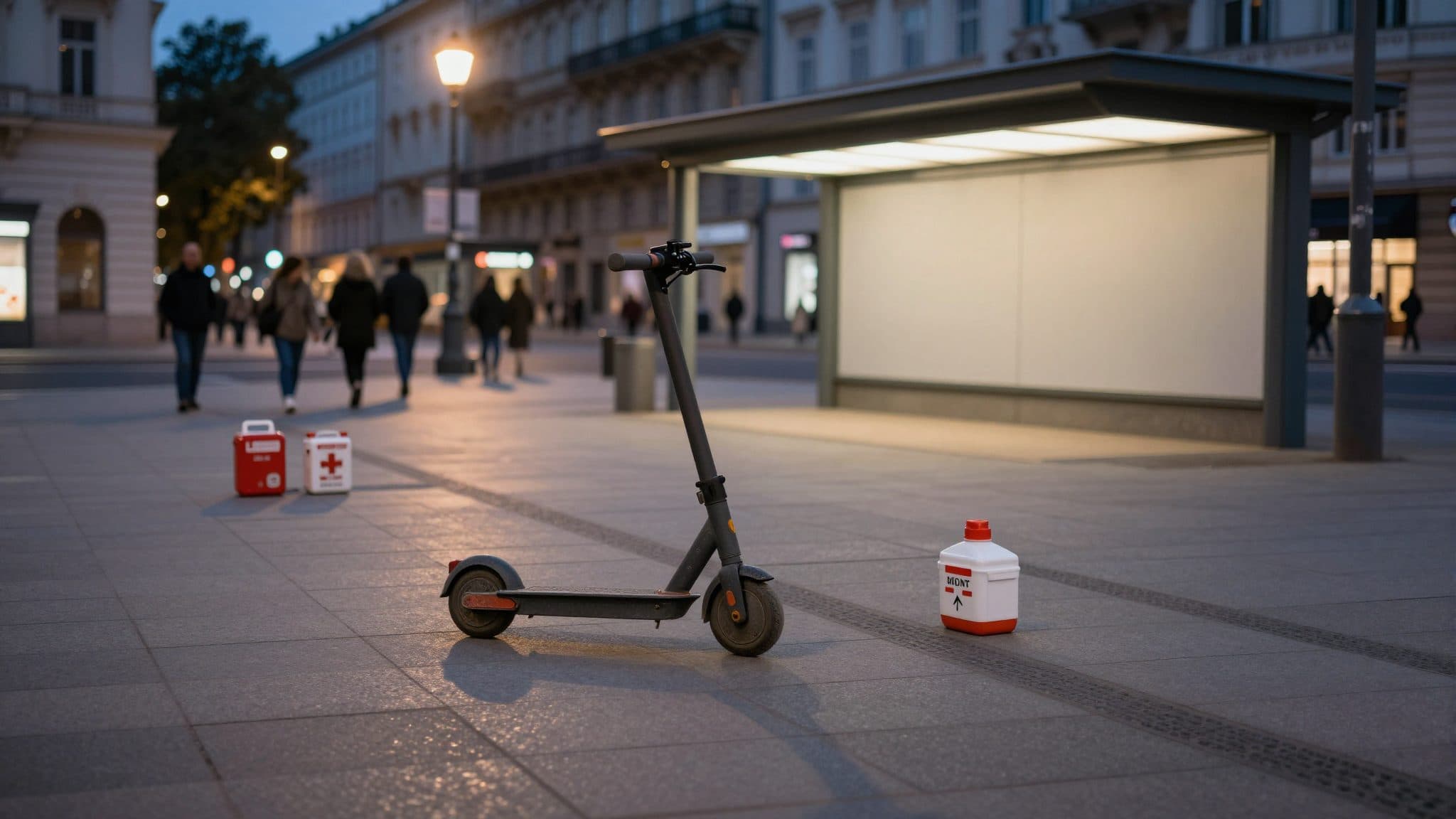 Un conductor de patinete eléctrico arrolla a una niña de ocho años en Wien-Brigittenau y huye