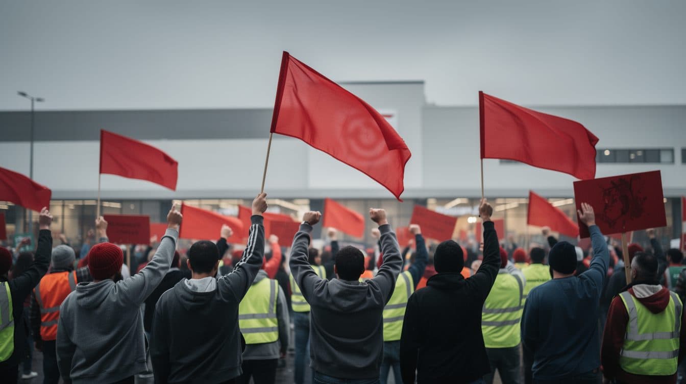TITULAR: Verdi llama a los trabajadores del comercio minorista a paros de advertencia