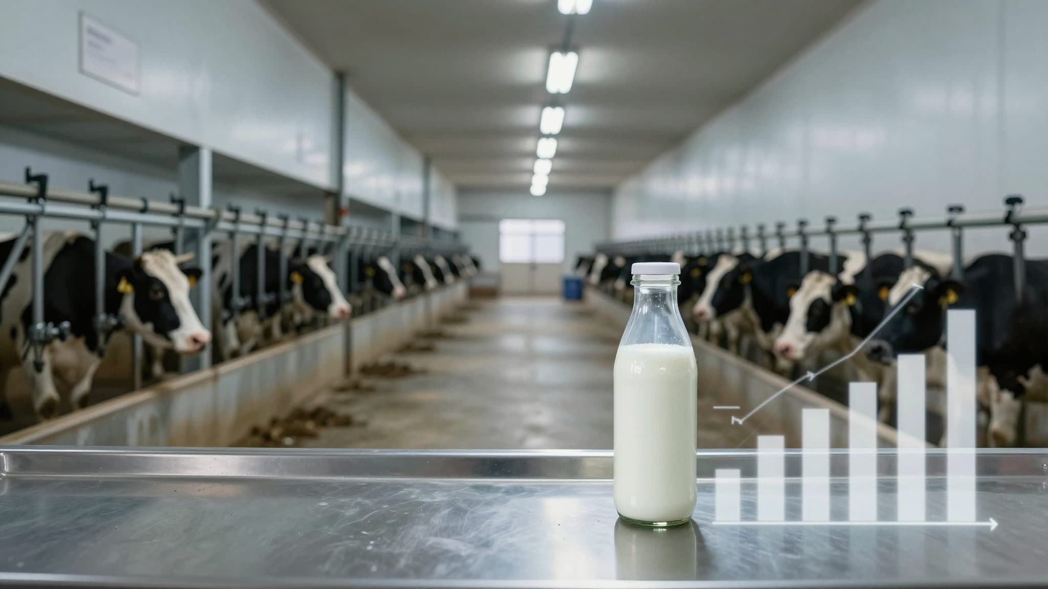 La producción lechera por vaca en la UE aumenta cerca de un 22 % en diez años
