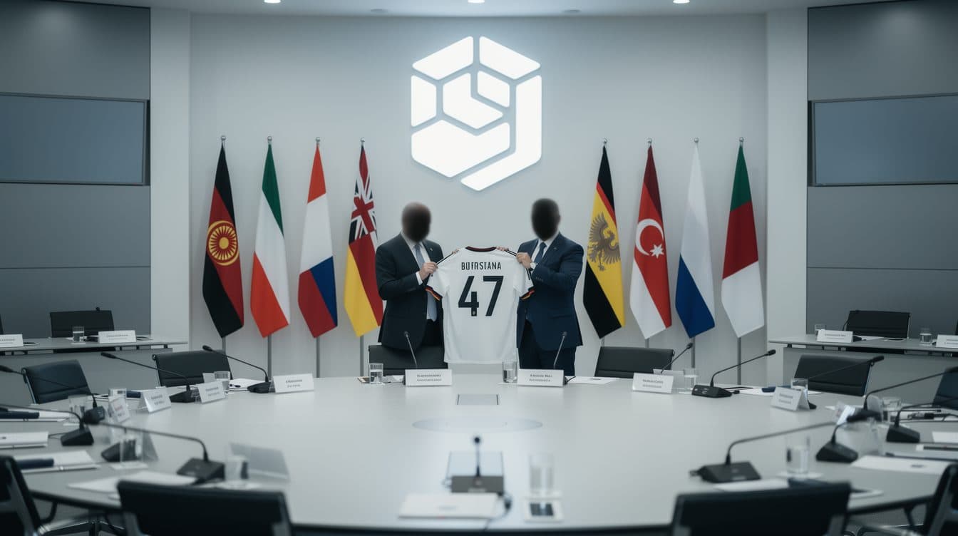 Merz entrega a Trump una camiseta de la selección alemana de fútbol en la cumbre del G7