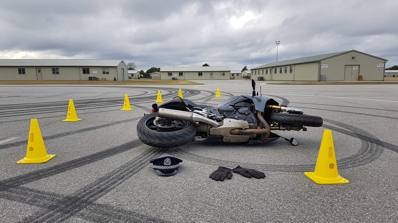 Policía muere en entrenamiento de técnica de motociclismo en el cuartel de Hörsching