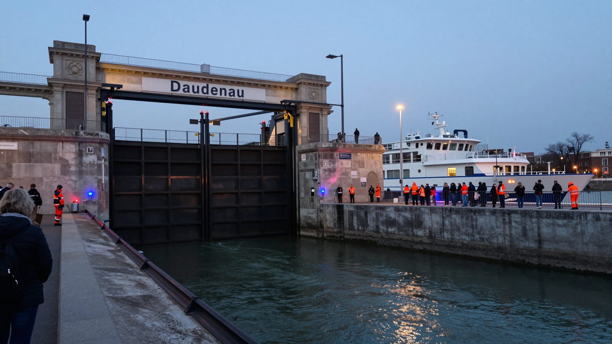 Crucero fluvial choca contra la esclusa de Freudenau en Viena – 14 heridos leves