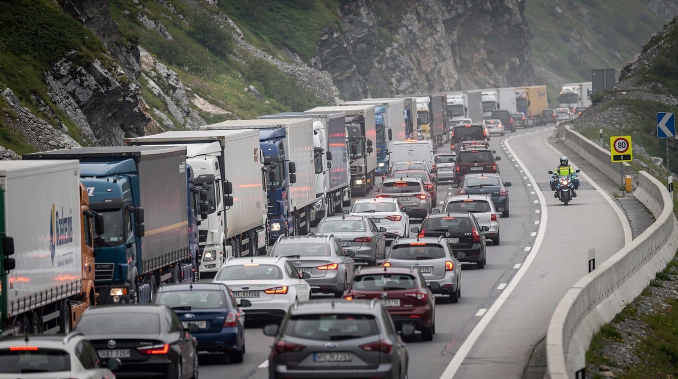 Protesta vecinal paraliza el paso del Brennero: bloqueo total de la autopista A13 durante ocho horas