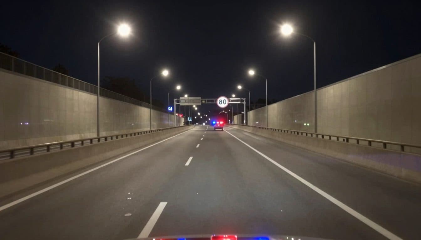Joven de 19 años sin carnet circula a 158 km/h por una zona de 80 en la Südosttangente de Viena