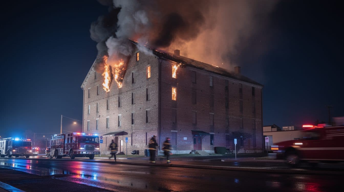 Daños millonarios por dos incendios en el Kulturspeicher de Ueckermünde – un bombero herido