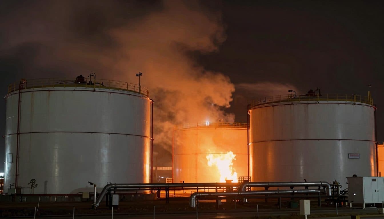 Ucrania ataca depósitos de petróleo y una refinería rusos con drones; Moscú acusa a Kyiv de escalada