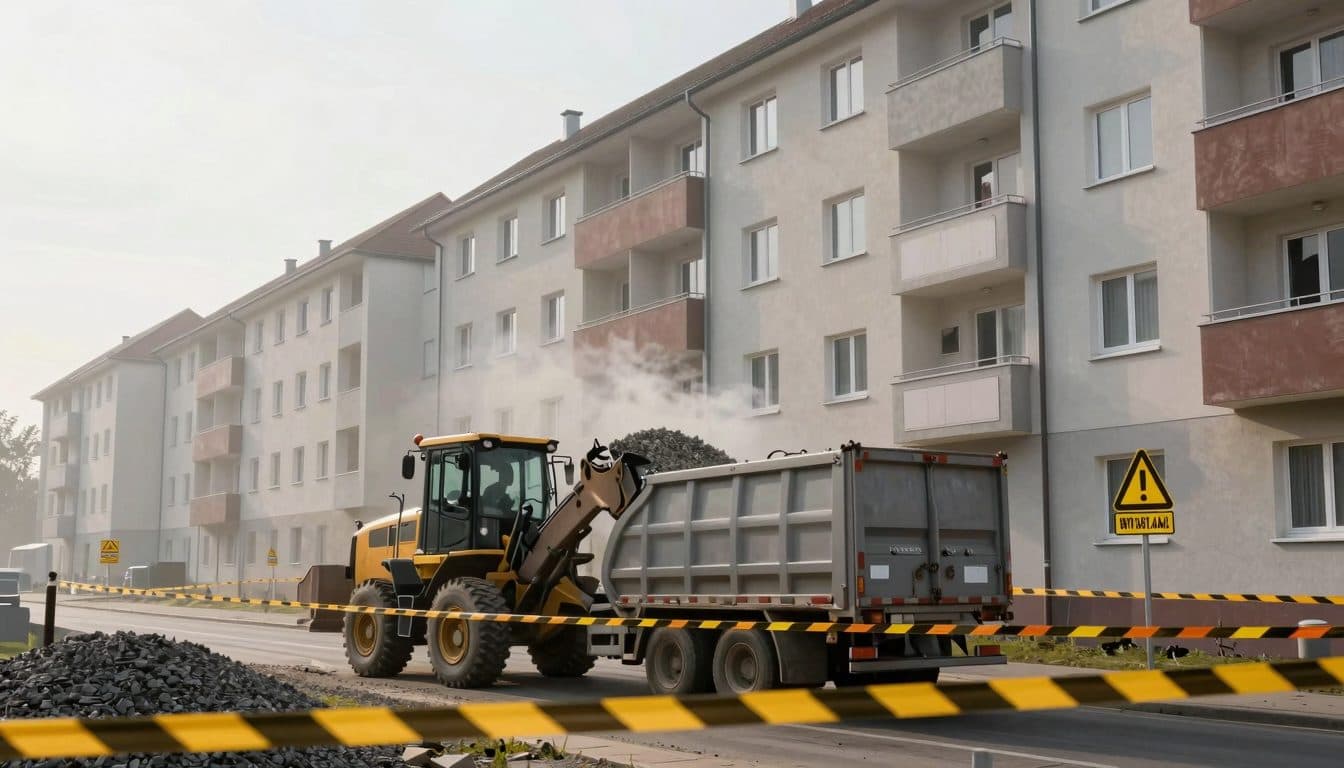 Hungría ordena la eliminación de grava con amianto en Szombathely