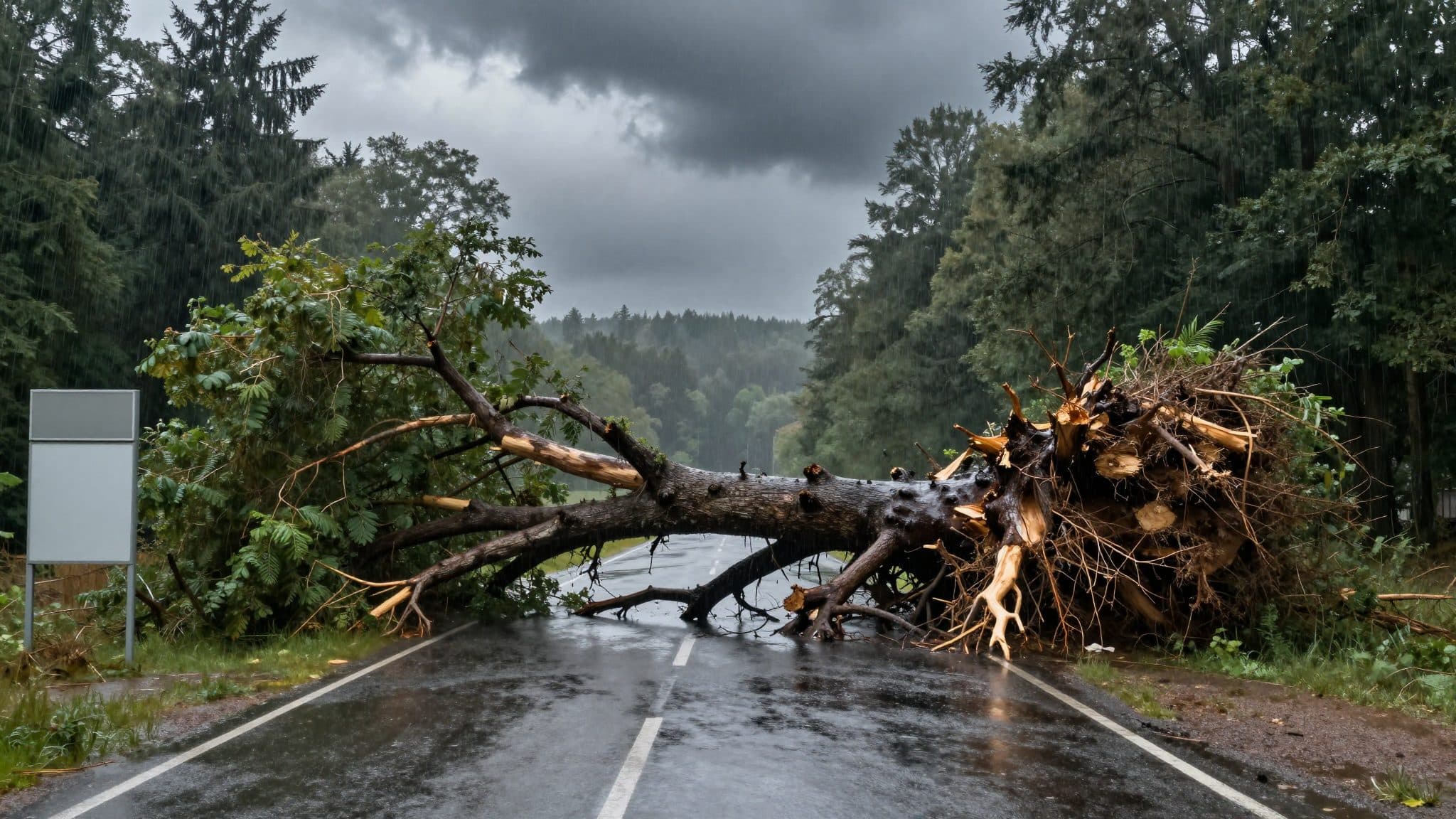 Una mujer muere aplastada por un árbol durante las fuertes tormentas en el oeste de Alemania