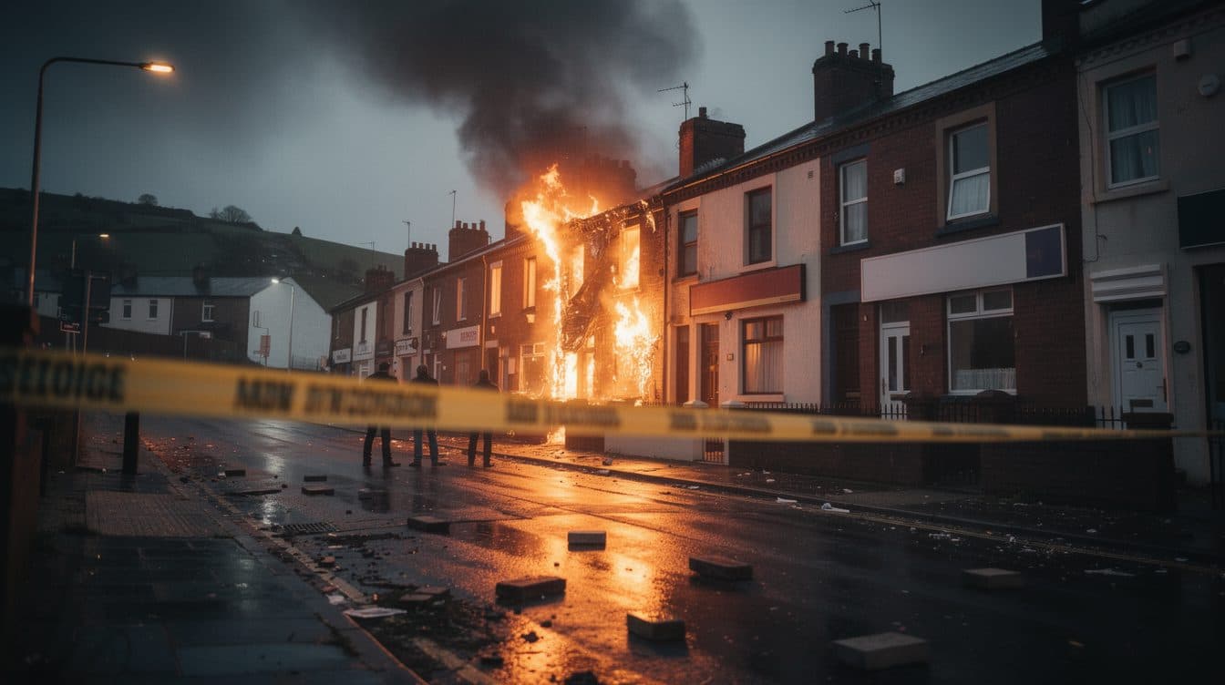 Disturbios antiinmigrantes sacuden Belfast – La política anuncia mano dura