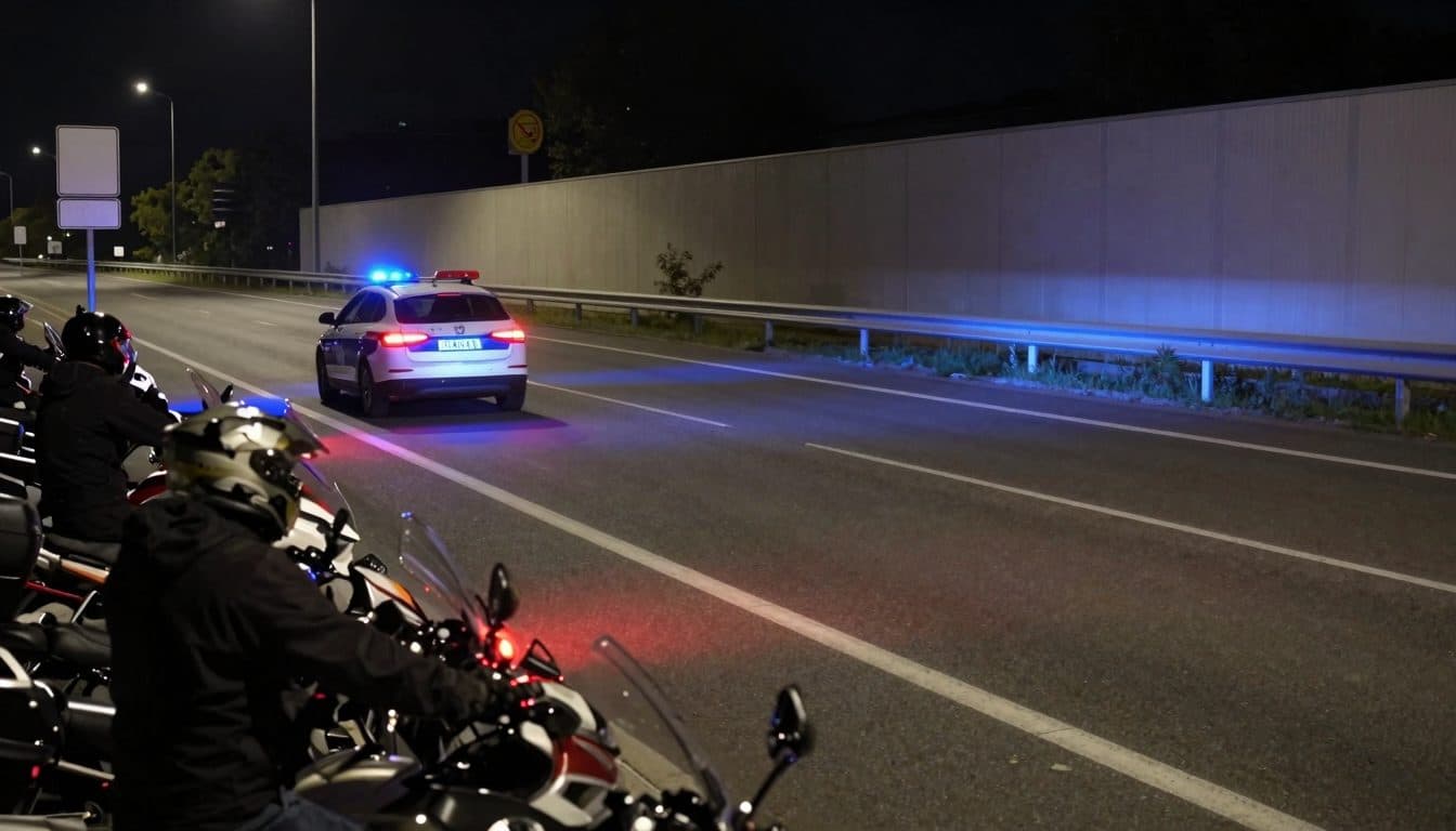 Fuga en moto en Maria Lanzendorf: la policía pone bajo la lupa a ocho motoristas en la B11