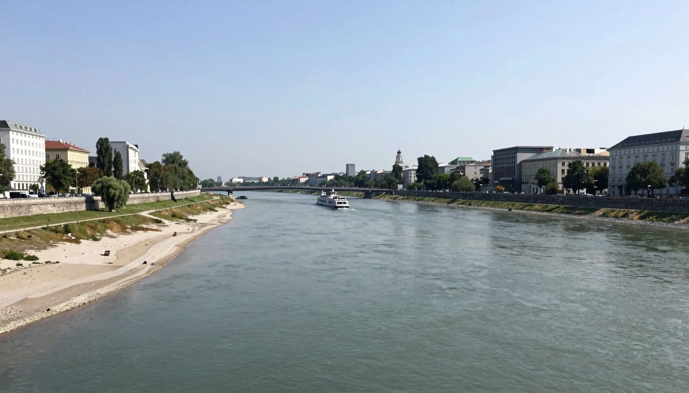 Bajas水位 obligan a los cruceros fluviales del Danubio a permanecer más tiempo en puerto en la región de Viena