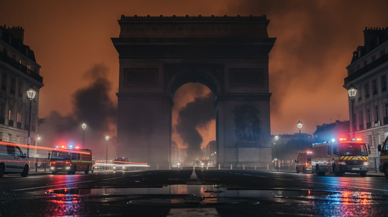 Disturbios tras el triunfo del PSG: Macron anuncia mano dura