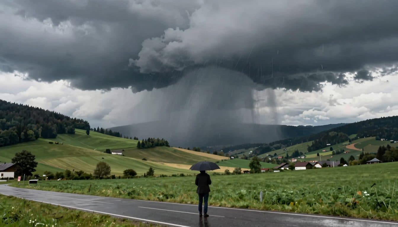 Fuertes tormentas en Estiria: hasta 20 centímetros de granizo en Schöder