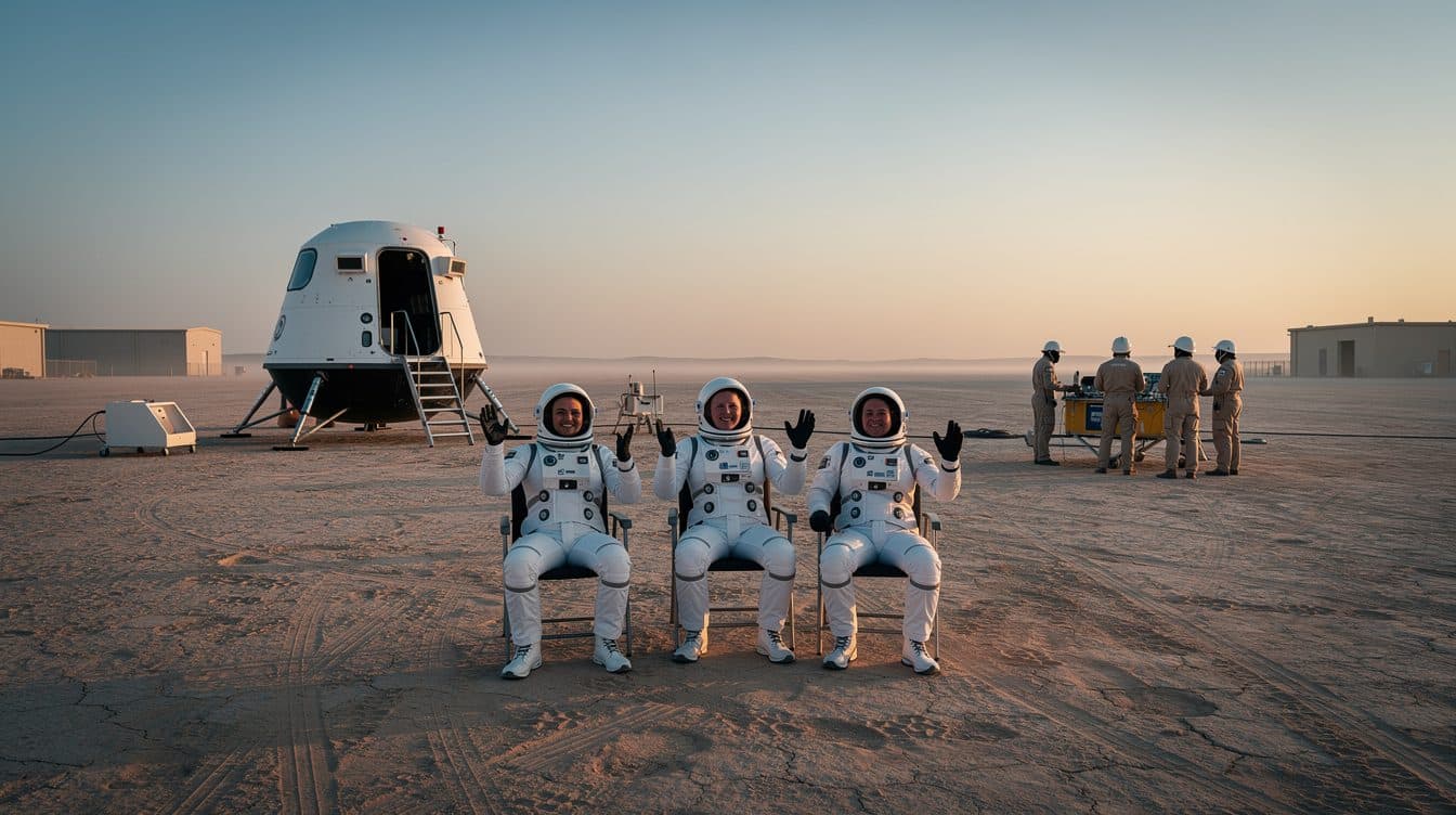 Tres astronautas chinos regresan a la Tierra en una cápsula de emergencia tras récord de 200 días en el espacio