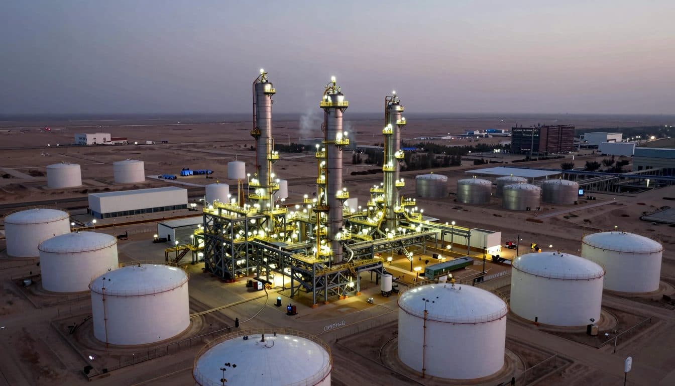 Rebeldes hutíes atacan refinería de petróleo saudí cerca de la frontera con Yemen