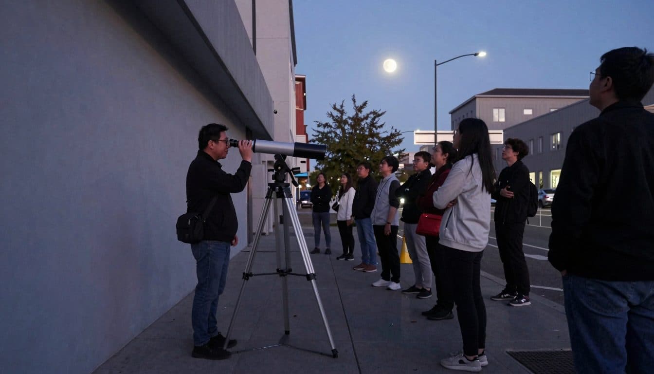 Eclipse lunar parcial atrae a una audiencia global mientras observadores se reúnen en distintos continentes