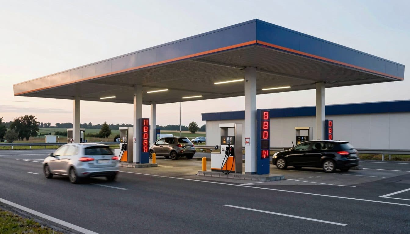 Análisis de la ADAC: Repostar en las autopistas cuesta de media 33 céntimos más por litro
