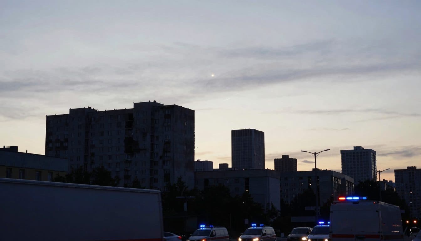 Ucrania lanza un ataque masivo con drones contra Moscú poco antes de la cumbre de la OTAN