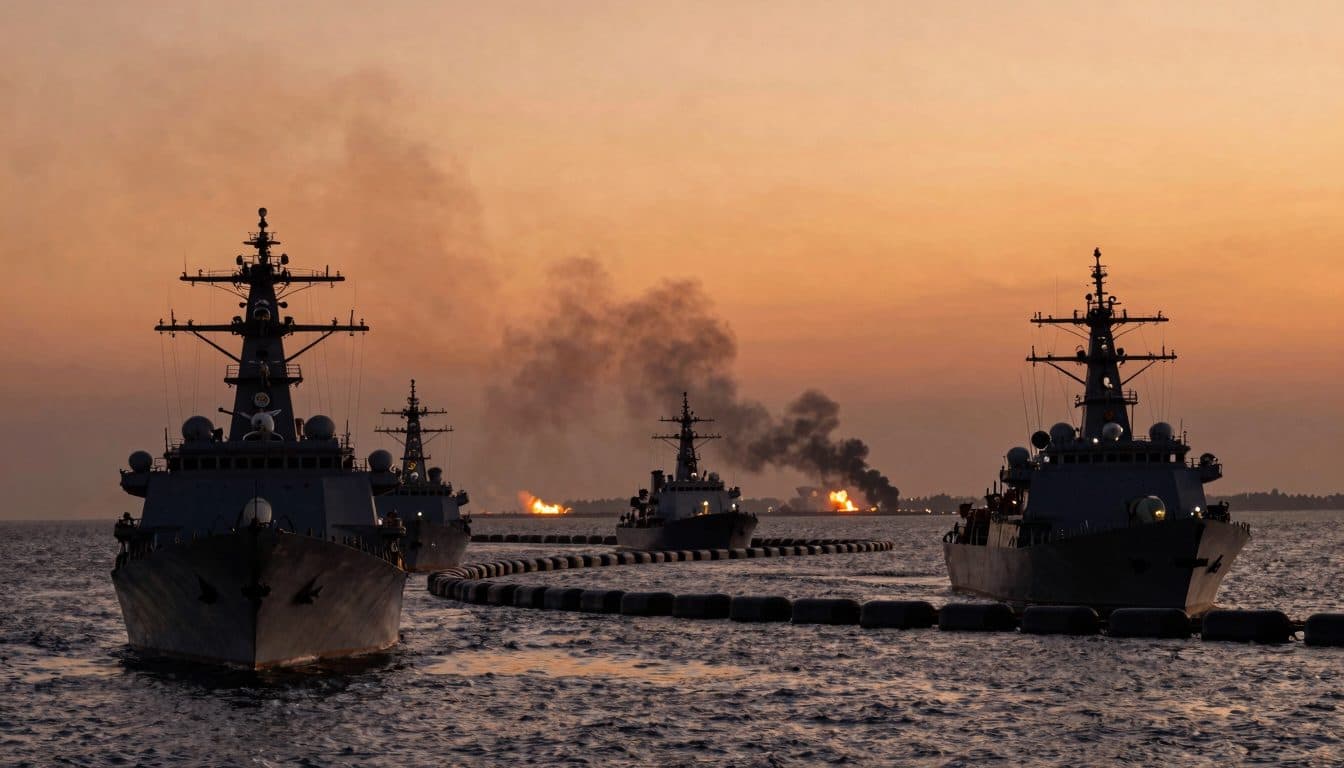 El ejército de EE. UU. impone un bloqueo naval contra puertos iraníes y lanza una nueva oleada de ataques