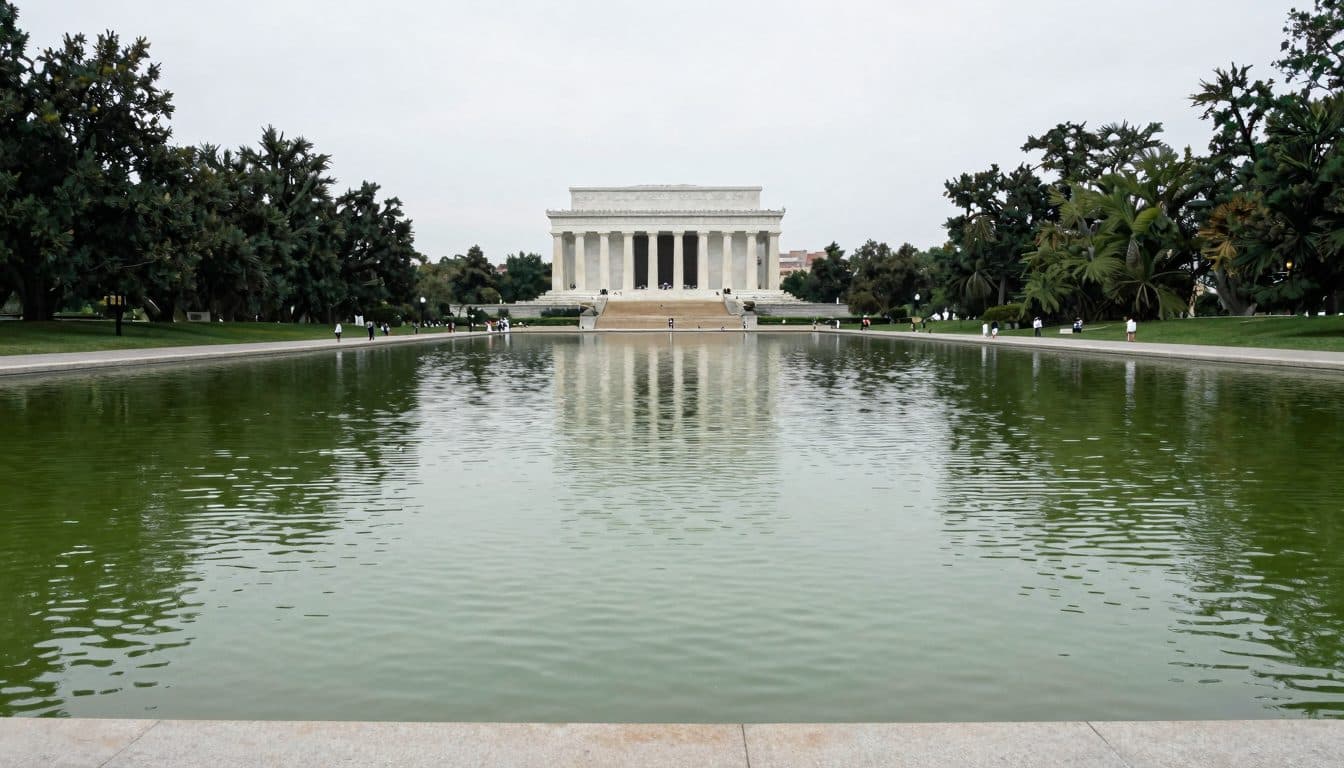Acusación contra exparticipante olímpico por daños al Reflecting Pool en Washington