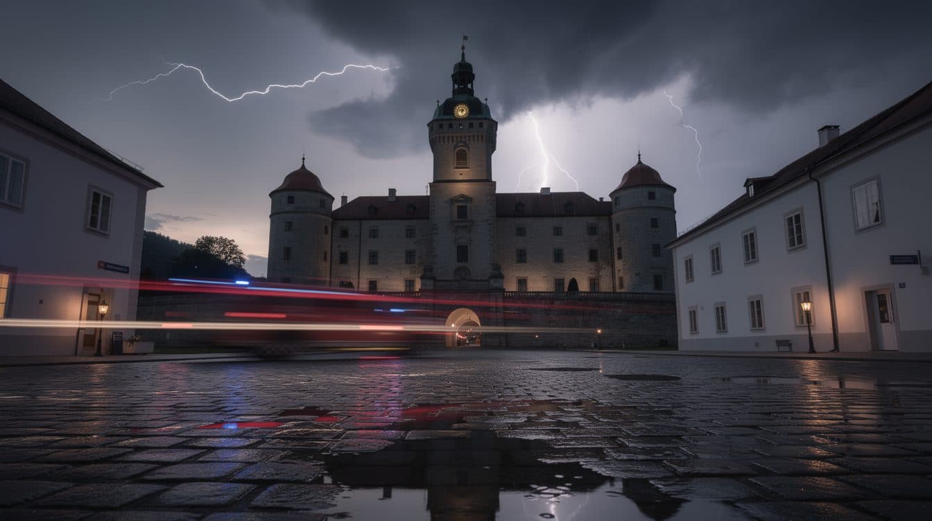 Tormenta severa desata cientos de emergencias en Austria: rescates acuáticos, incendio en castillo y más de mil intervenciones de bomberos