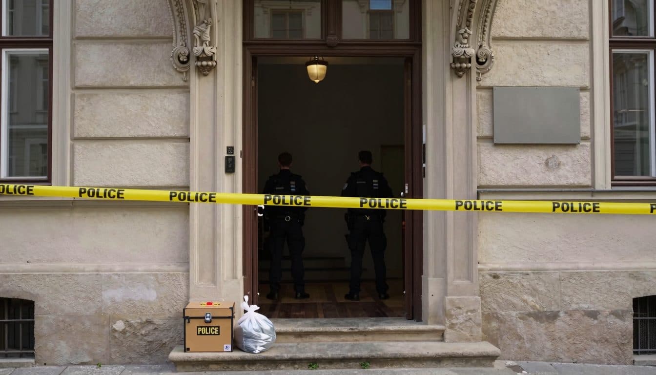 Detenido en Viena un hombre de 36 años: agresión a su madre y hallazgo de armas en el domicilio