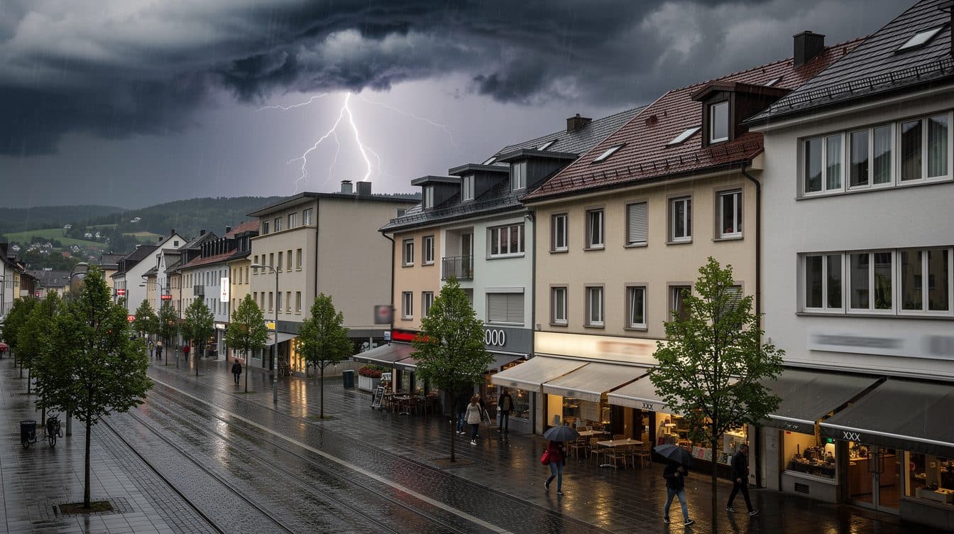 Tormentas eléctricas y granizo desplazan la ola de calor en el suroeste de Alemania