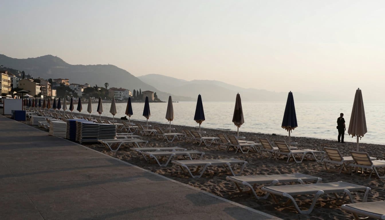 La policía italiana actúa contra las reservas ilegales de playa en varios balnearios