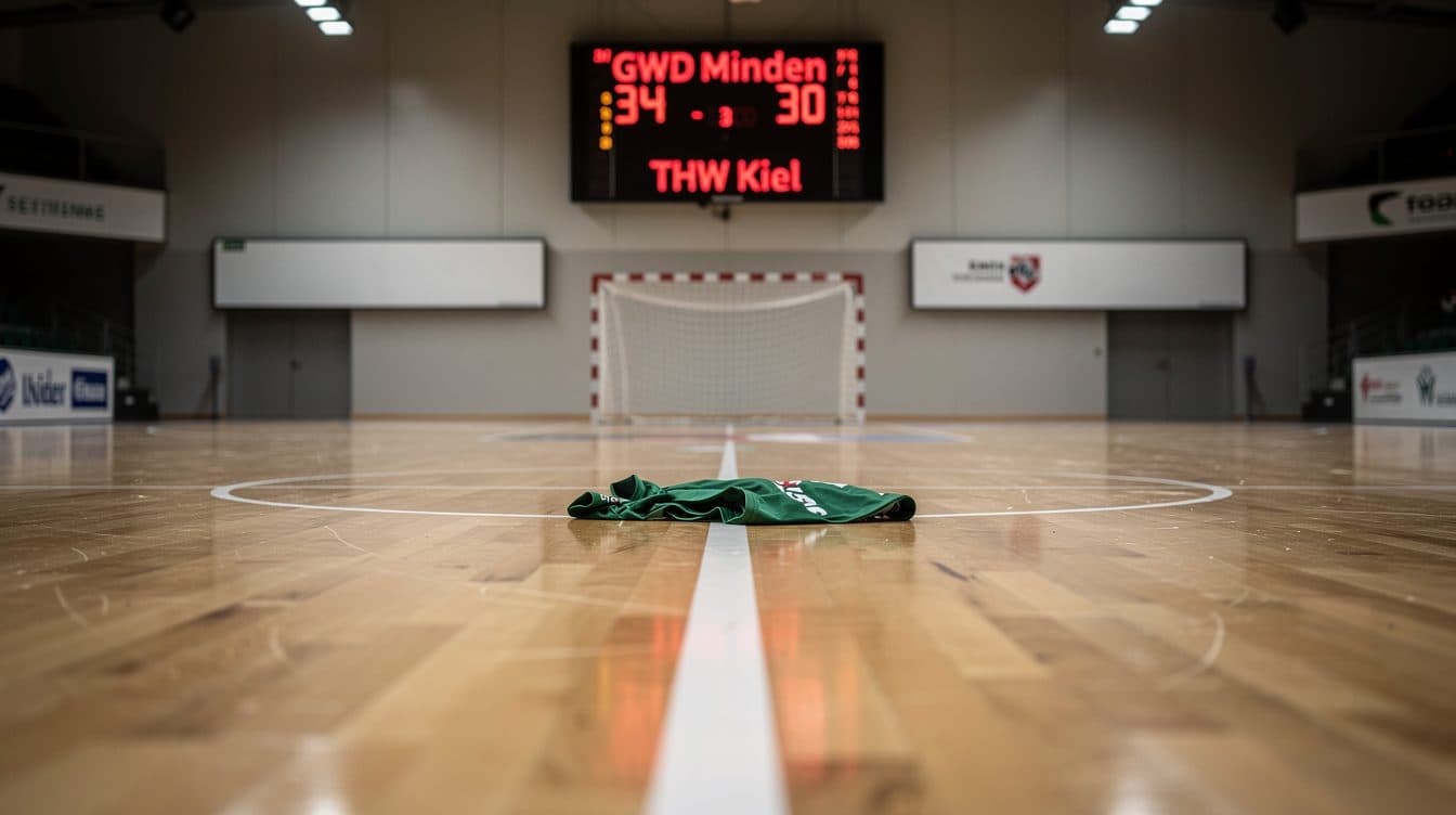 El THW Kiel pierde en Minden contra el recién ascendido GWD Minden por 30:34