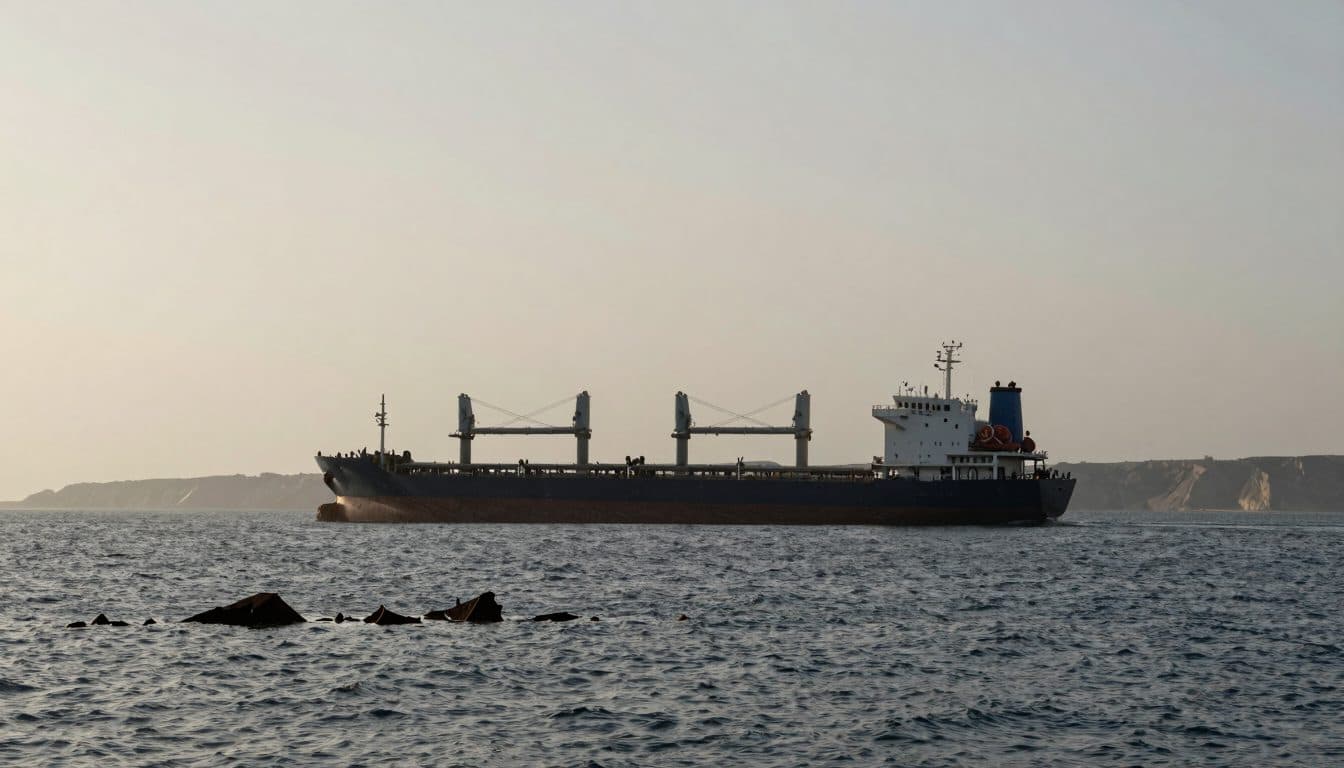 TITULAR: Fuentes: Tres muertos tras supuestos ataques de los hutíes contra un carguero en el Mar Rojo