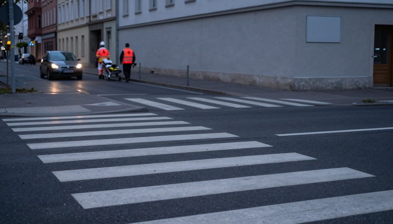 Una mujer de 86 años atropella a una joven de 27 en un paso de peatones en Linz