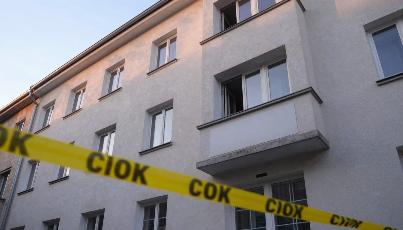 Niña de ocho años cae desde un tercer piso en Wien-Floridsdorf