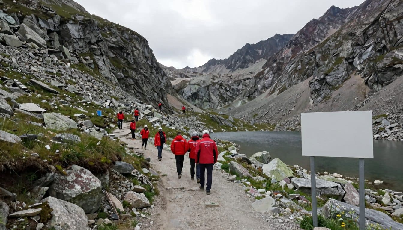 Una roca mata a una senderista de 67 años en el camino al lago Schödersee en el Großarltal