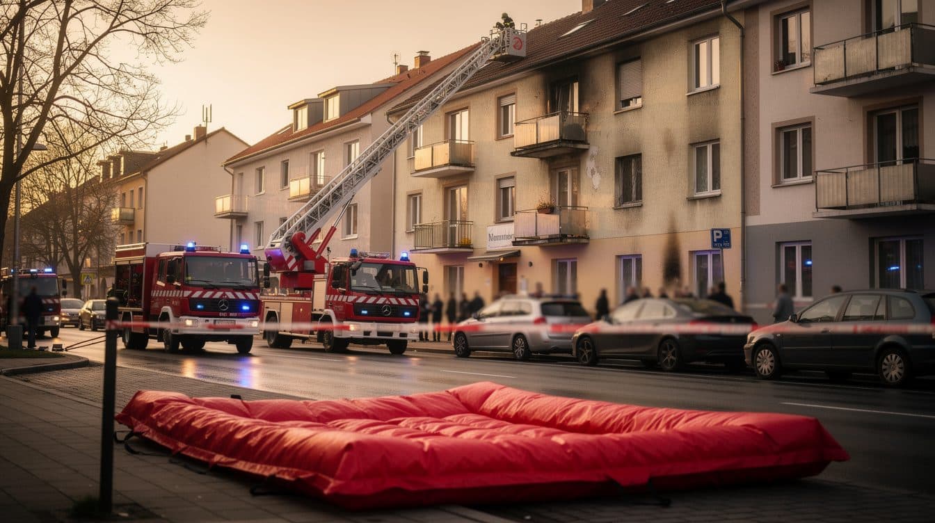 Niño de cuatro años rescatado del techo de un edificio de apartamentos en Dortmund
