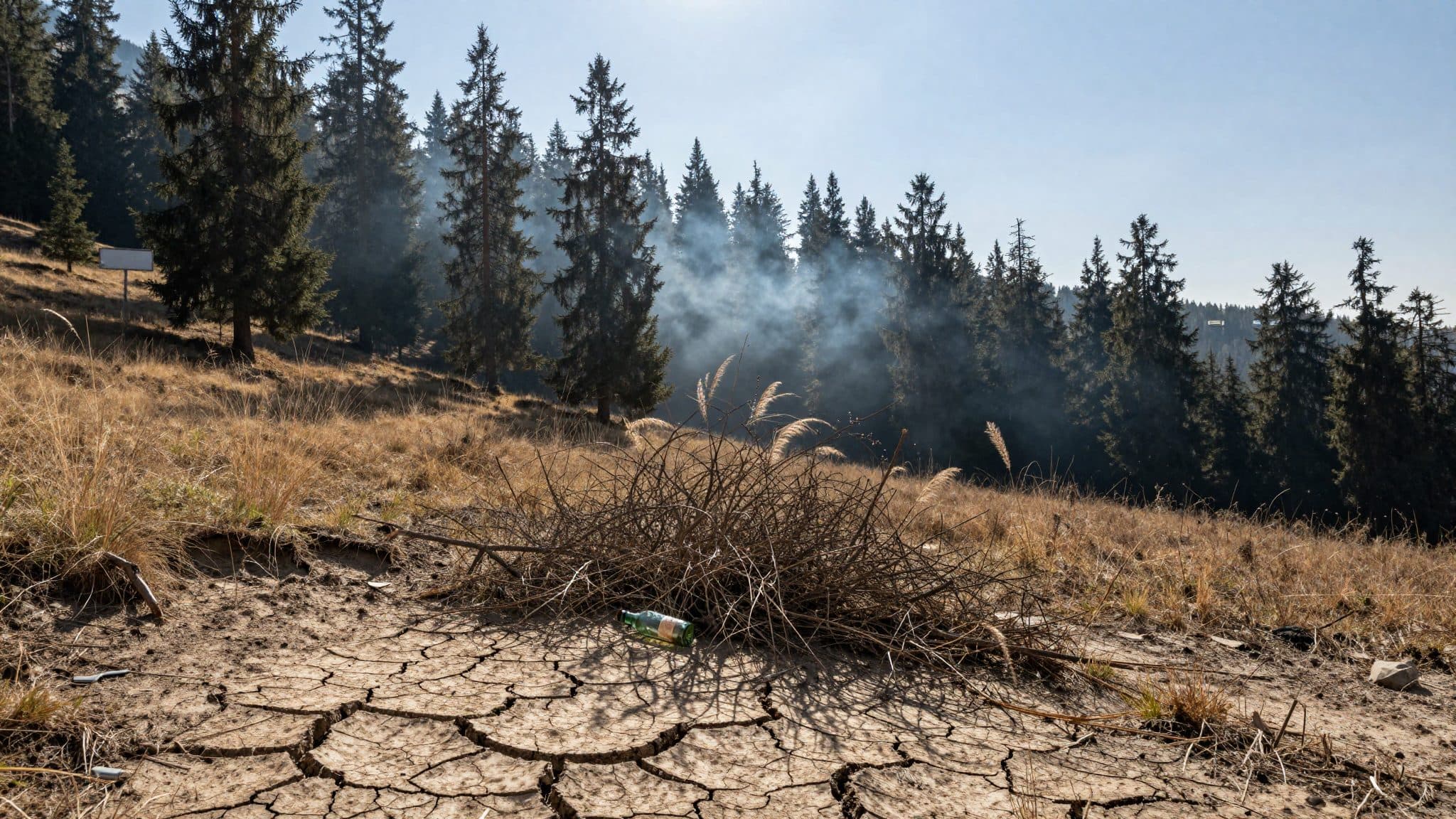 Alto riesgo de incendios forestales en Austria y Europa – las temperaturas y la sequía avivan la situación