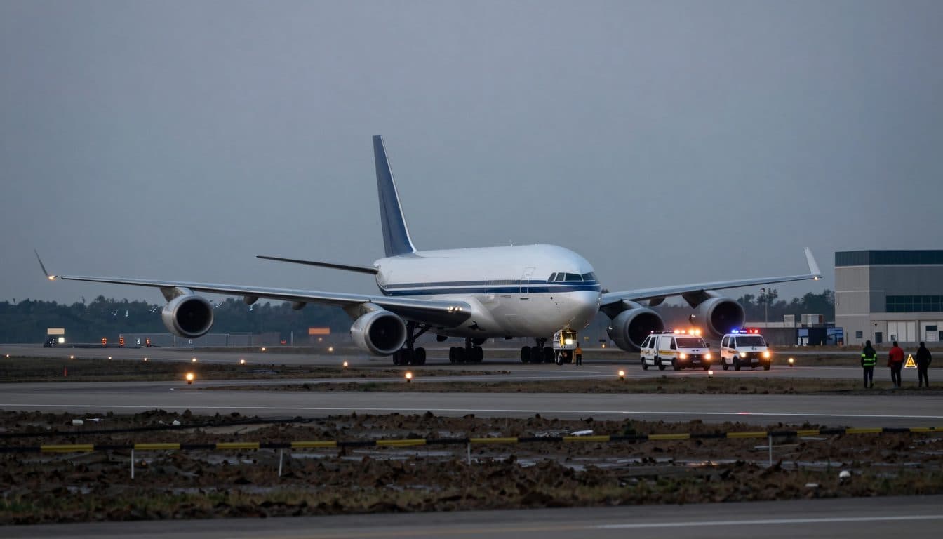 Un avión de carga Boeing 767 de Amazon se sale de la pista en el Aeropuerto Internacional de Miami y mata al menos a cinco personas