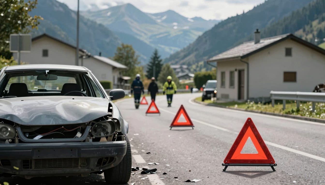 Seis heridos en una colisión entre dos coches en Erpfendorf, Tirol