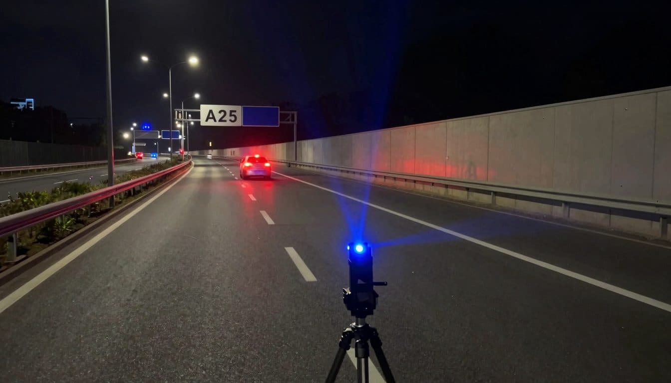 Carrera ilegal en la A25: un conductor detenido en Alta Austria circulando a 162 km/h