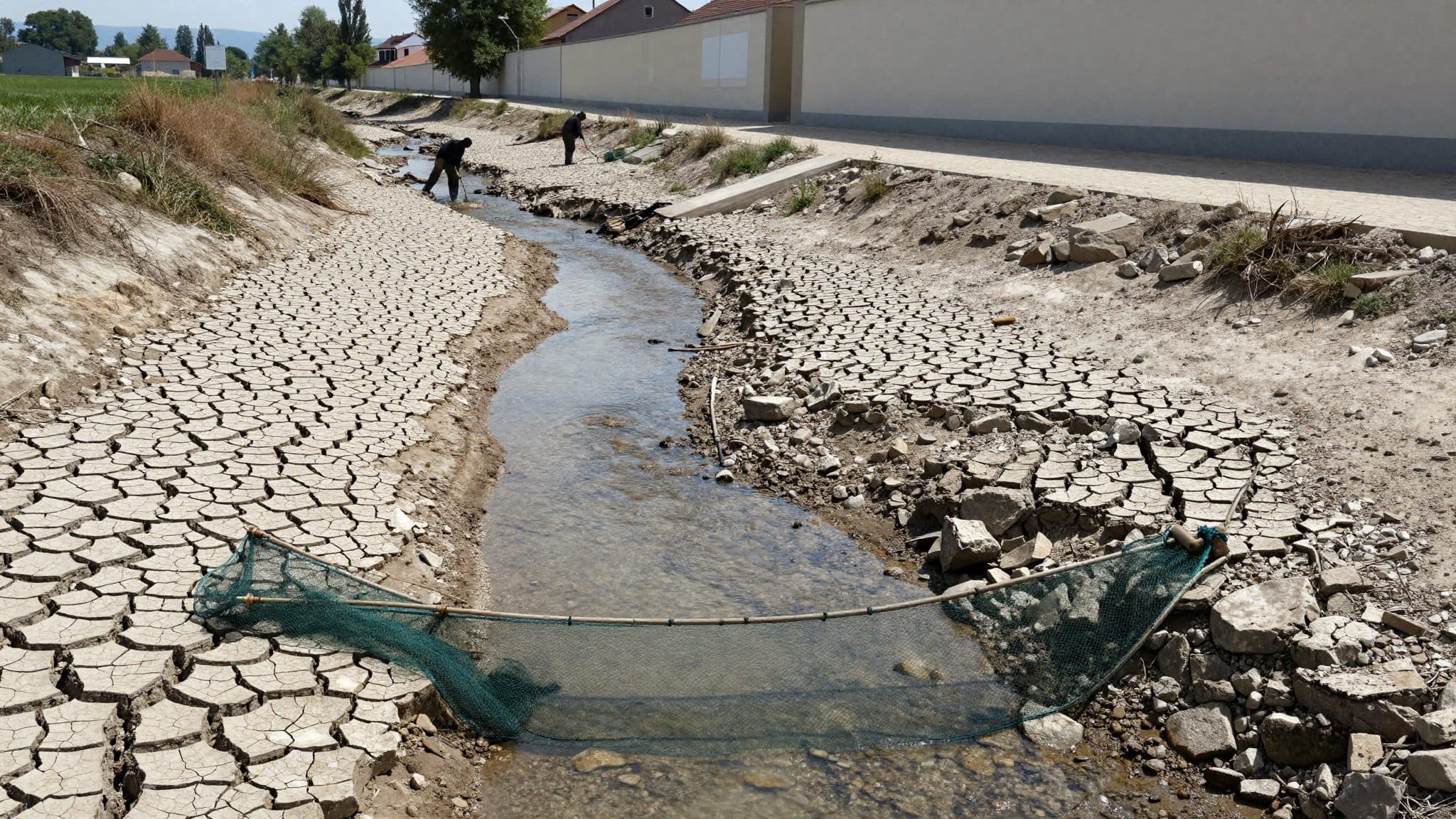 Sequía en Baja Austria: se pescan las poblaciones de peces en los afluentes del Gran Erlauf