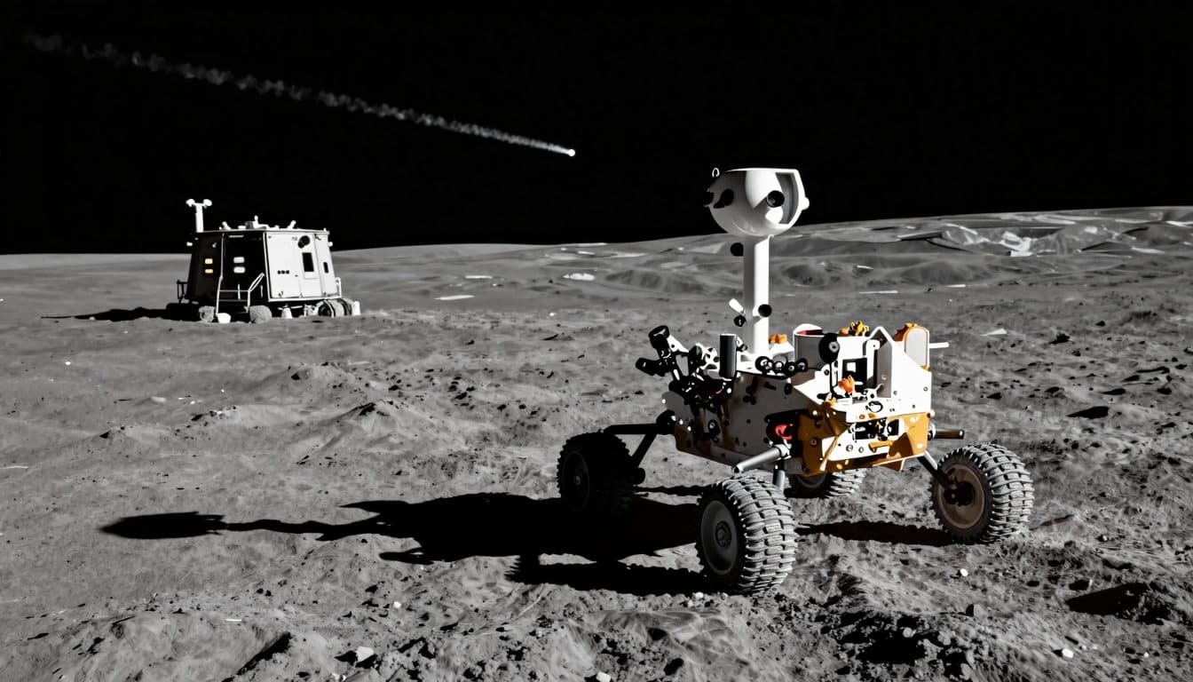 La NASA sopesa desplegar un rover marciano en la Luna