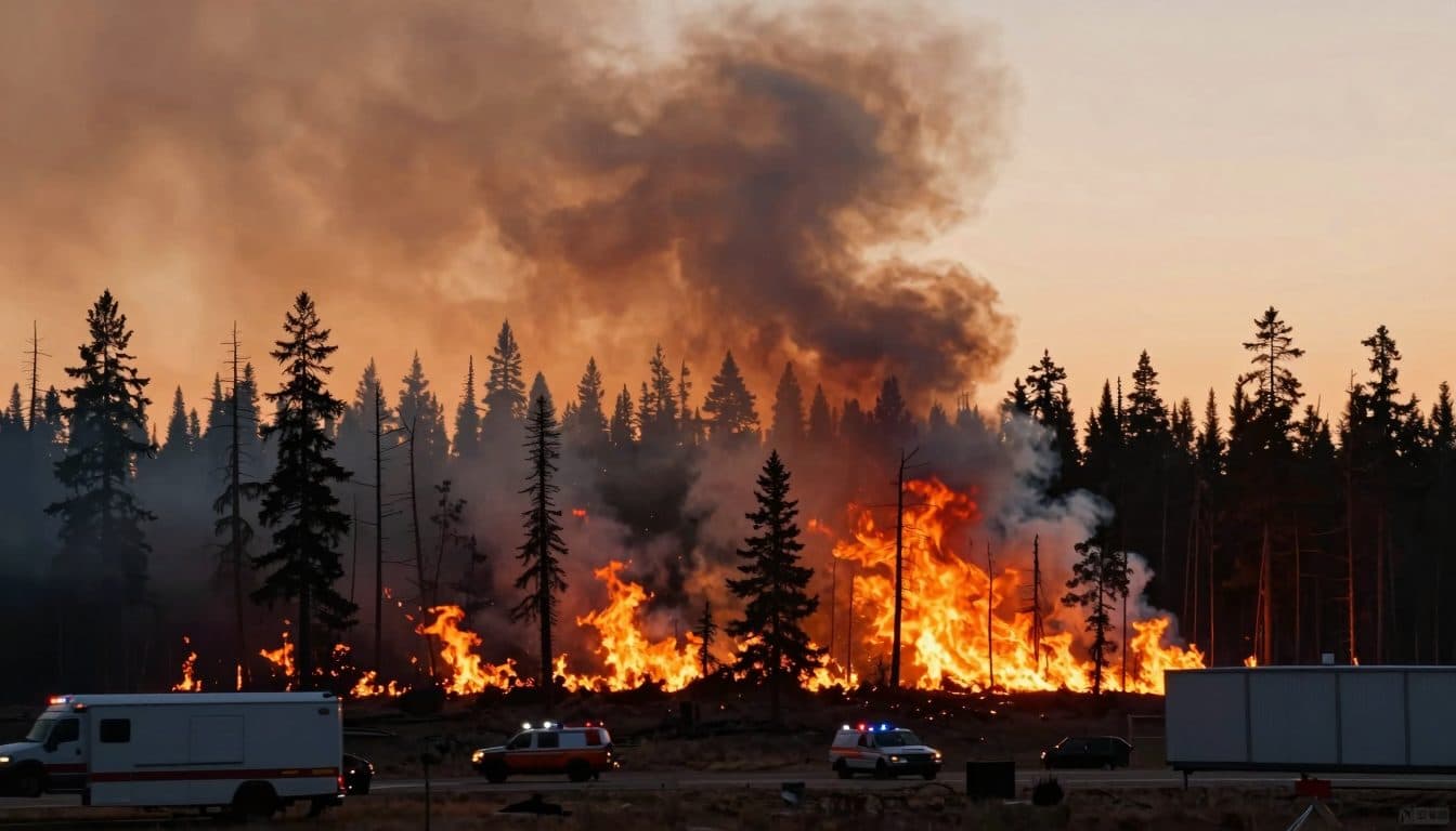 Emergencia declarada en British Columbia: estudio señala al cambio climático como amplificador de los incendios en Canadá