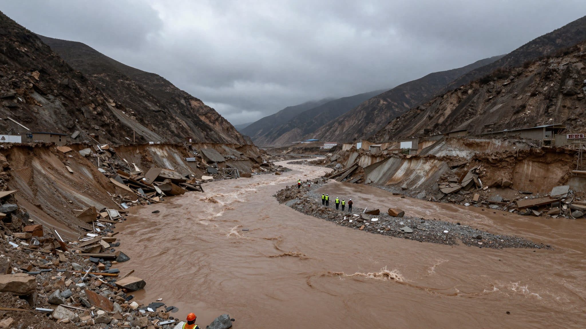 Sube el número de muertos por la riada en Nepal mientras los equipos de rescate suspenden las operaciones